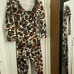 LEOPARD JUMPSUIT